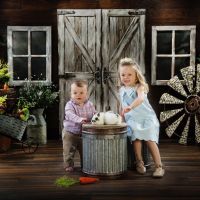 Easter Portraits With Real Bunnies