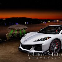 Light Painting a 2023 70th Anniversary Z06 Corvette