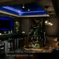 Light Painting of a Julkowski Inc. Bar Design